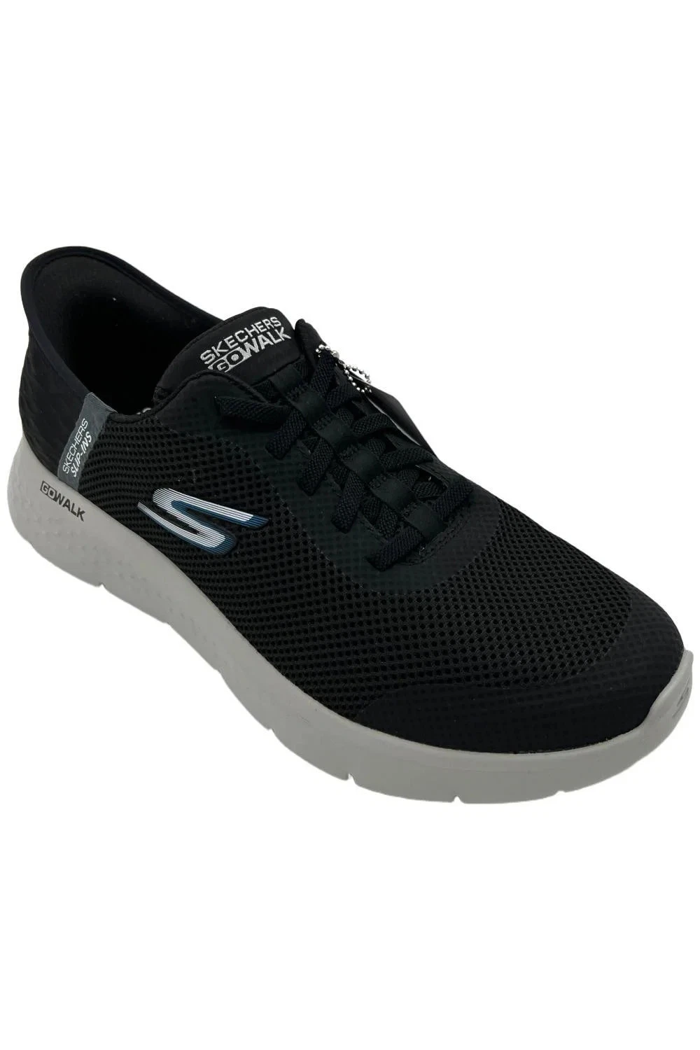 Skechers Men's Go Walk Flex Hands Up Sneakers Black/Grey