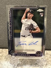 2025 Topps Chrome Tanner Gordon #RA-TG [Base] Autograph RC