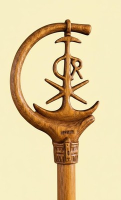 Wooden CROZIER Bishop Staff Crosier Quality Craftsmanship, 72'' High Christmas X3
