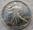 1986 AMERICAN SILVER EAGLE GEM BU COIN PAIR