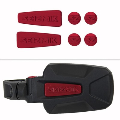 Seizmik    18074    Utv Pursuit Side View Mirror Color Inserts  Red
