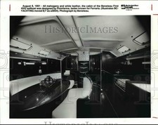 1991 Stampa Foto Cabina del Beneteau Prima barca a vela 45f5 - cvb22854