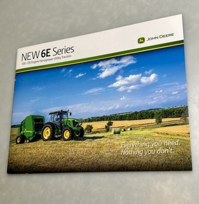 John Deere 6E Series Tractors 105-135 Engine Horsepower 2015 Brochure