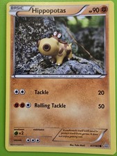 Pokémon TCG Hippopotas Primal Clash 87/160 Regular Common Basic