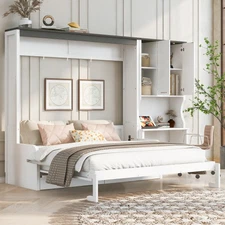 Vertical Wall Bed Folding Guest bed, Pull Down Murphy bed, Cabinet Bed All Sizes