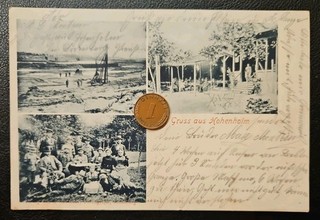 Postcard Hohenholm Bydgoszcz Opencast Mining Bydgoszcz Restaurant Mining Coal Industry 1900