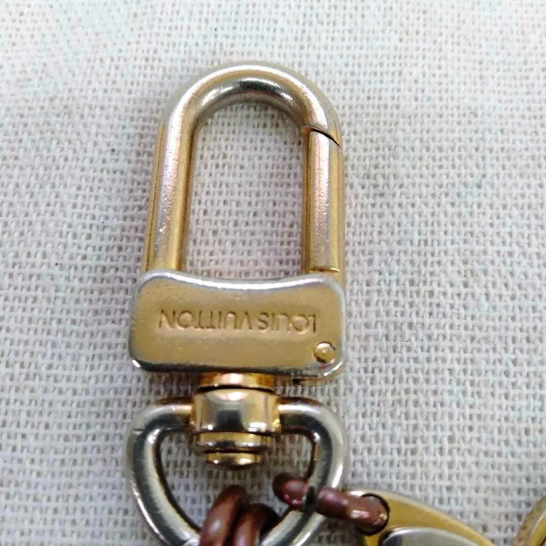 Louis Vuitton Metal Key Chain Charm w/Carabiner Silver Gold Accesory Fashion thumbnail 8
