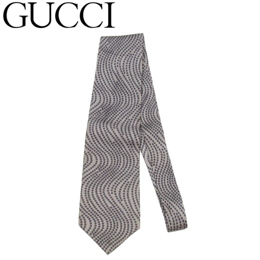 Vintage Gucci Men's Polka Dot Silk Tie Classic Dots Design