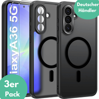 HüLle + 2X Schutzglas FüR Samsung Galaxy A36 5G Panzerfolie Magsafe Case Full 9H