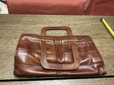 Vintage Leather Tote/Handbag/Purse - Brown
