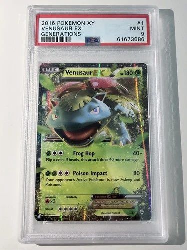 Venusaur EX 1/83 - Generations 2016 - PSA 9 - Ultra Rare
