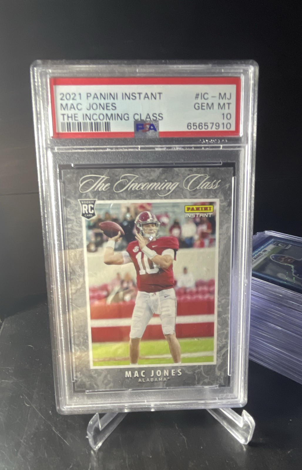 2021 Panini Instant NFL - The Incoming Class Mac Jones #IC-MJ /2936 (RC)