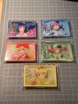 Shugo Chara! Liquid Glitter Acrylic Block Set   Amulet Clover, Spade