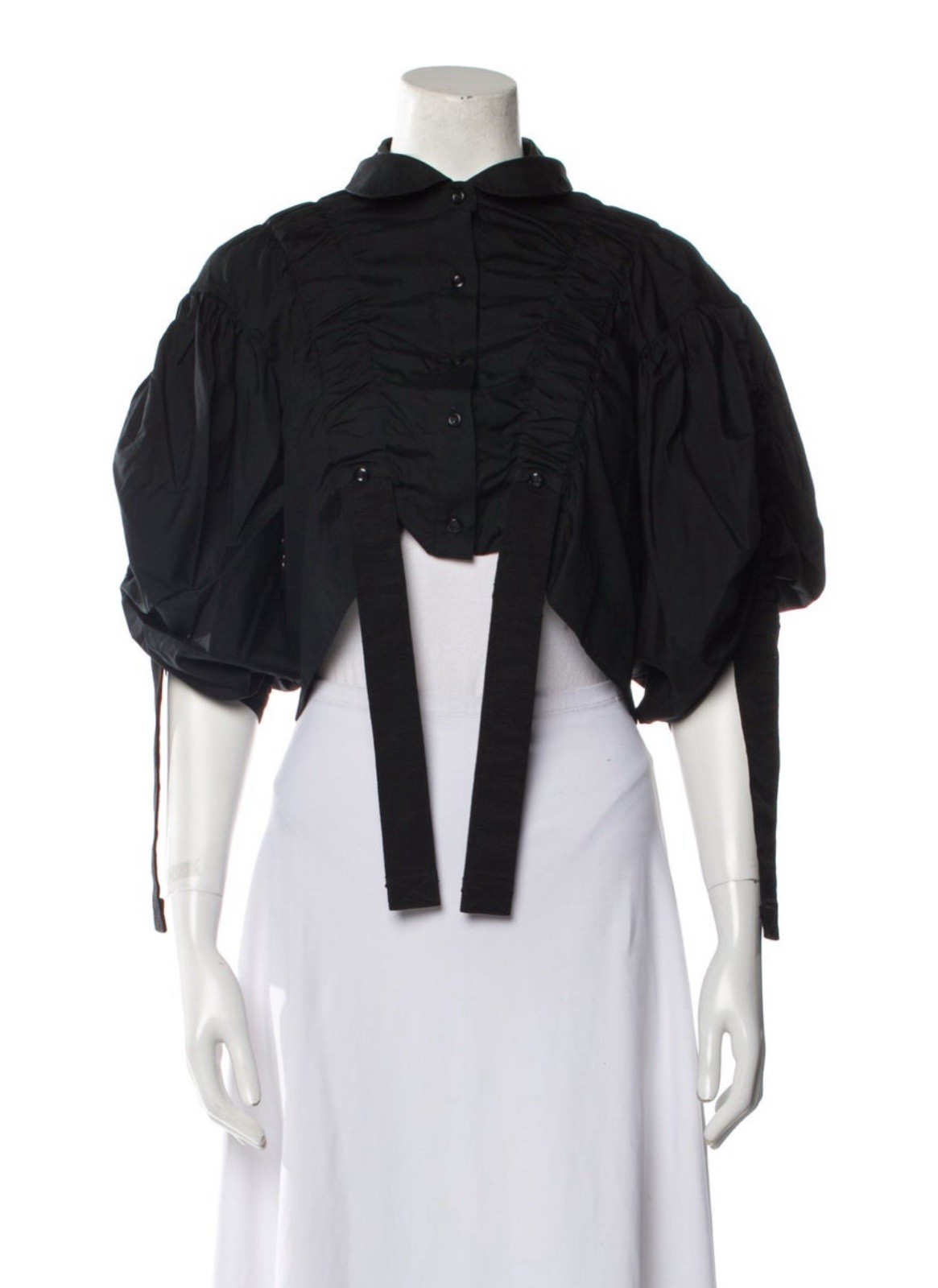 Simone Rocha Short Sleeve Crop Top