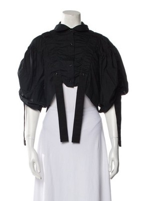 Simone Rocha Short Sleeve Crop Top