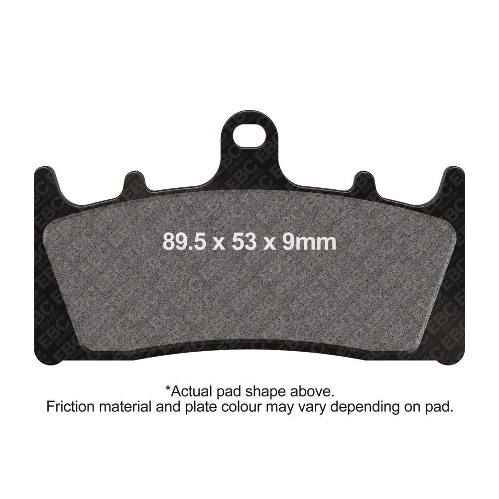 EBC Motorcycle Brake Pads DMX Black - FA188