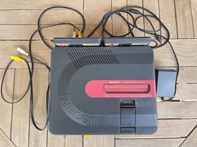 Nintendo Sharp Twin Famicom Console Tested w/ New AC Adapter 8bit Retro NES