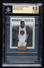 2017-18 Panini Contenders Winning Tickets Kevin Durant #13 BGS 9.5 GEM MINT 3c7