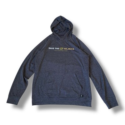 Brooks Running Men's Luxe Hoodie Save the 10K Des Linden Kara Goucher Hoodie
