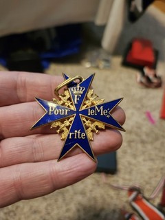 pour le merite medal One Sided Version "Blue Max"