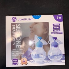 Amplim Manual Breast Pump, Gen 3 Food Grade Silicone Milk Collector For