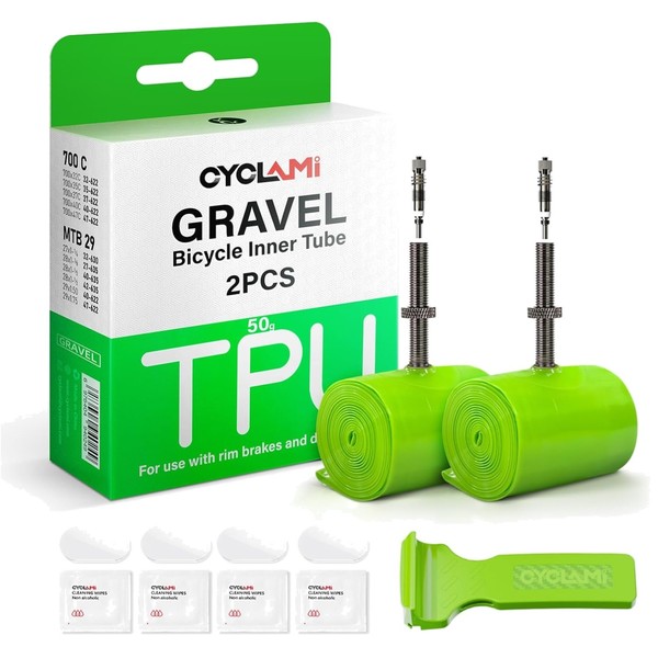 Fahrradschlauch Gravel MTB 29 Zoll TPU Presta Ventil 45 Mm 2Er Pack-image