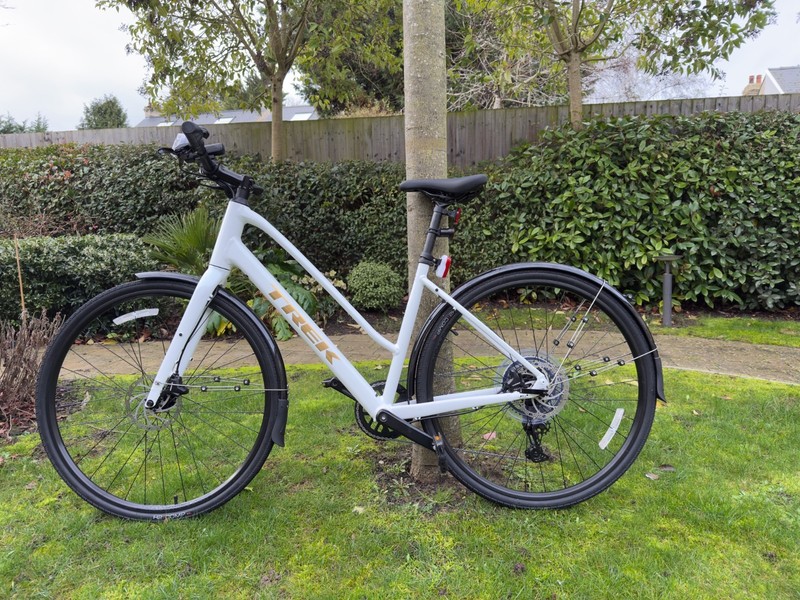 Trek FX 2 Midstep Gen 4, Color Gold, Size L, Mudgards, Hydraulic Disc Brakes