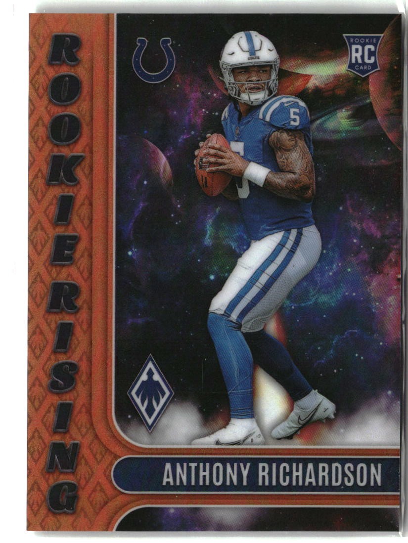 Anthony Richardson 2023 Panini Phoenix Rookie Rising Orange #RIS-4 #/99