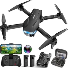 Foldable Drone Camera 1080P HD FPV for Beginners Kids 26 Min Flight