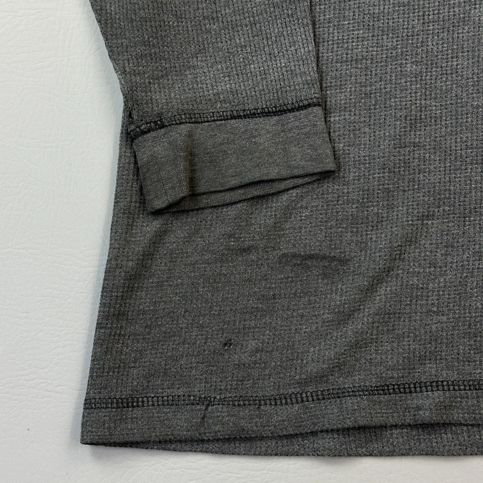 Vintage Coogi Shirt Mens 6XL Long Sleeve Waffle Knit Thermal Henley Hip Hop Y2K - Image 2 of 4