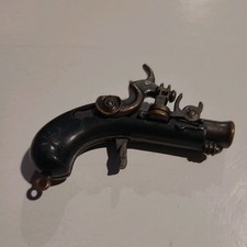Vintage 2.5" Pirate Pistol Mini Cap Gun Flintlock