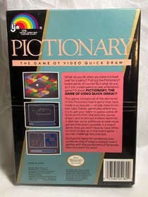 Brand New Pictionary Nintendo NES Complete Factory Sealed