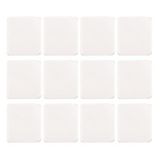 12 Pcs Self Adhesive Shower Curtain Holders Clips White ABS Splash Proof Guards