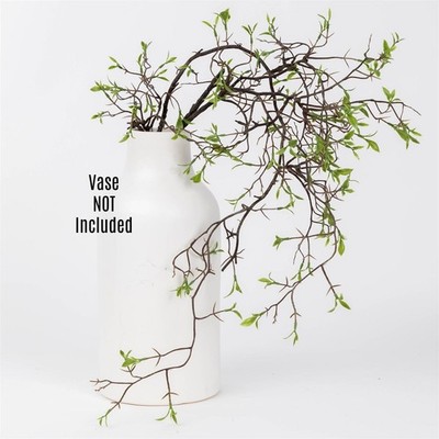 New Rustic EARLY SPRING GREENERY TWIG BRANCH Hanging Tear Drop Vine Stem Bush