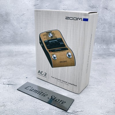 ZOOM AC-2 Acoustic Creator Gitarren-Vorverstärker Micro-USB-Anschluss 9 dB...