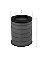 Mahle LX 1281 Luftfilter FüR MERCEDES-BENZ,VOLVO,VW