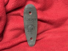 Vintage Savage Indian Head Metal Butt Plate