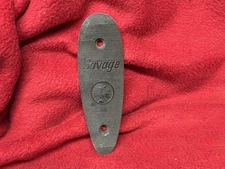 Vintage Savage Indian Head Metal Butt Plate