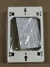 Wiremold 2347-WH Sure-Snap Shallow NM Device Box Plastic Single Gang WHITE