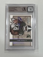 2015 Contenders Draft Picks Oldschool colors Le'veon Bell Beckett Authentic auto