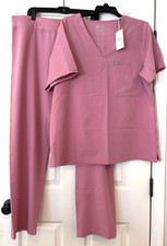 Figs Technical Collection Scrub Set-XXL Pants Pink Straight Leg  NWT Top