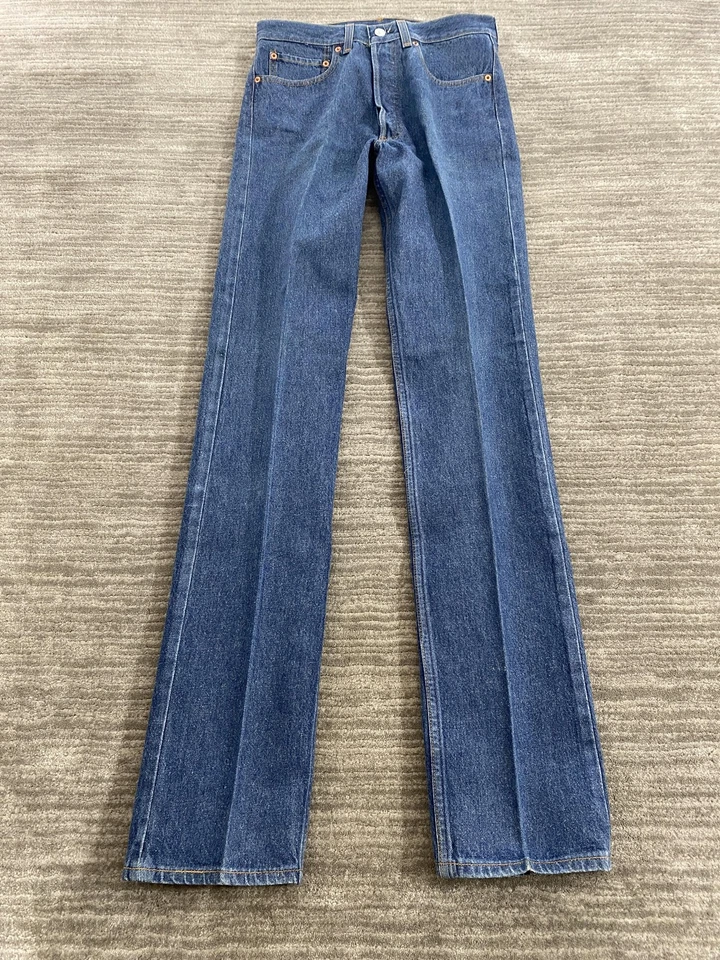 VTG Levis 501XX Jeans Mens 32x40 (fits 29x36.5) Blue Denim Button Fly USA 90s - Image 3 of 4