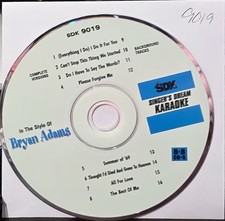 9019 BRYAN ADAMS KARAOKE  SDK  CDG LOT LONG DRIVE