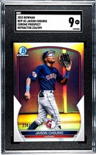 2023 Bowman Chrome Refractor #BCP-83 Jaison Chourio SCP 9  234/499 Guardians 
