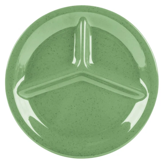 MIX Compartment Divided Plastic Plates, Dinner plates (1 doz) - Image 4 of 4