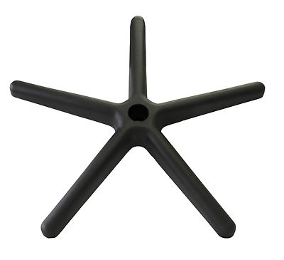 28'' Black Plastic Replacement Office Chair 5 leg Star Base - Made in USA - S4121