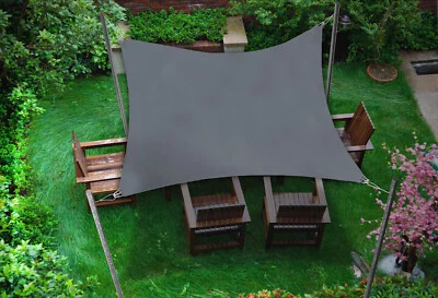 SUNSHADE CUSTOM MADE WATERPROOF SUN SHADE SAIL GARDEN PATIO AWNING CANOPY 98% UV BLOCK