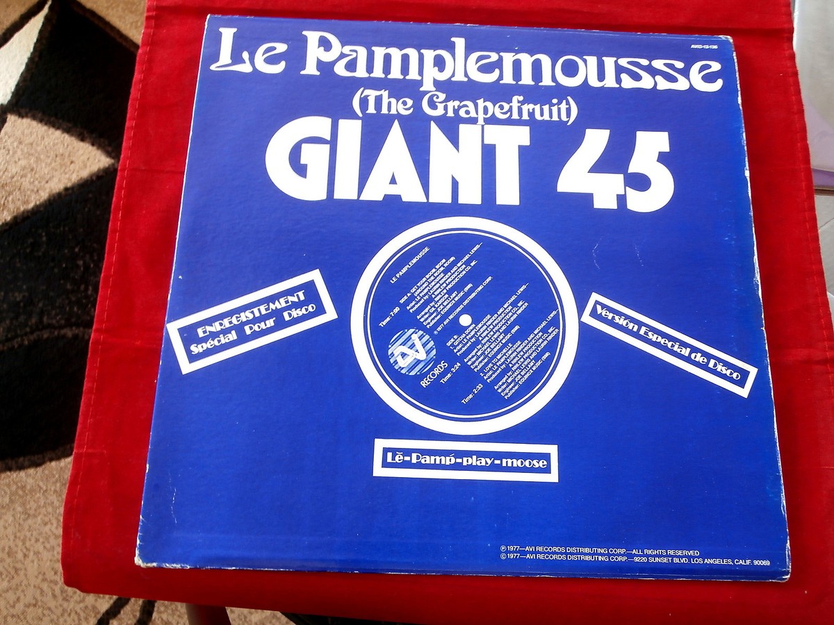 LE PAMPLEMOUSSE~ GET YOUR BOOM BOOM AROUND THE ROOM~ EXCELLENT