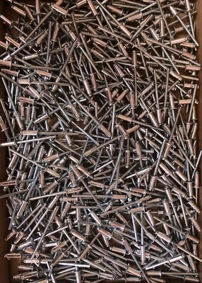 BRALO (UK) POP RIVETS 4mm x 10mm Aluminium Dome Head Blind BOX of 400