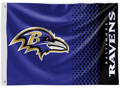 NFL Baltimore Ravens Football große Fahne Flagge Flag Fade neu OVP 150x90cm